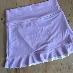 Albion Lavender Swim Skirt with Ruffle Detail